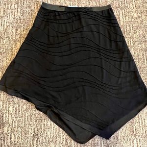 Black Asymmetrical Skirt